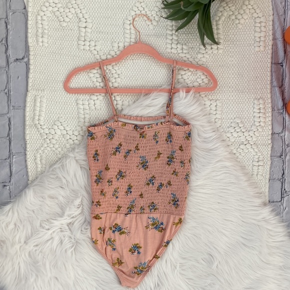 Urban Outfitters floral pink bodysuit, SP - Picture 3 of 9